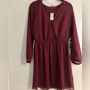 NWT Express Wrap Silhouette Dress